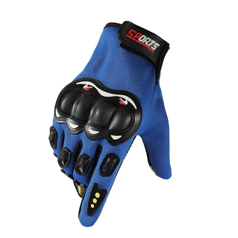 Blau · Outvolt Trail Gloves in Blau, Vollfinger-Handschuhe mit Touchscreen