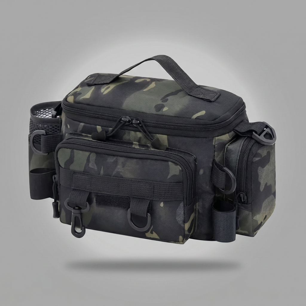 Grün · Outvolt Anglerbag Camouflage