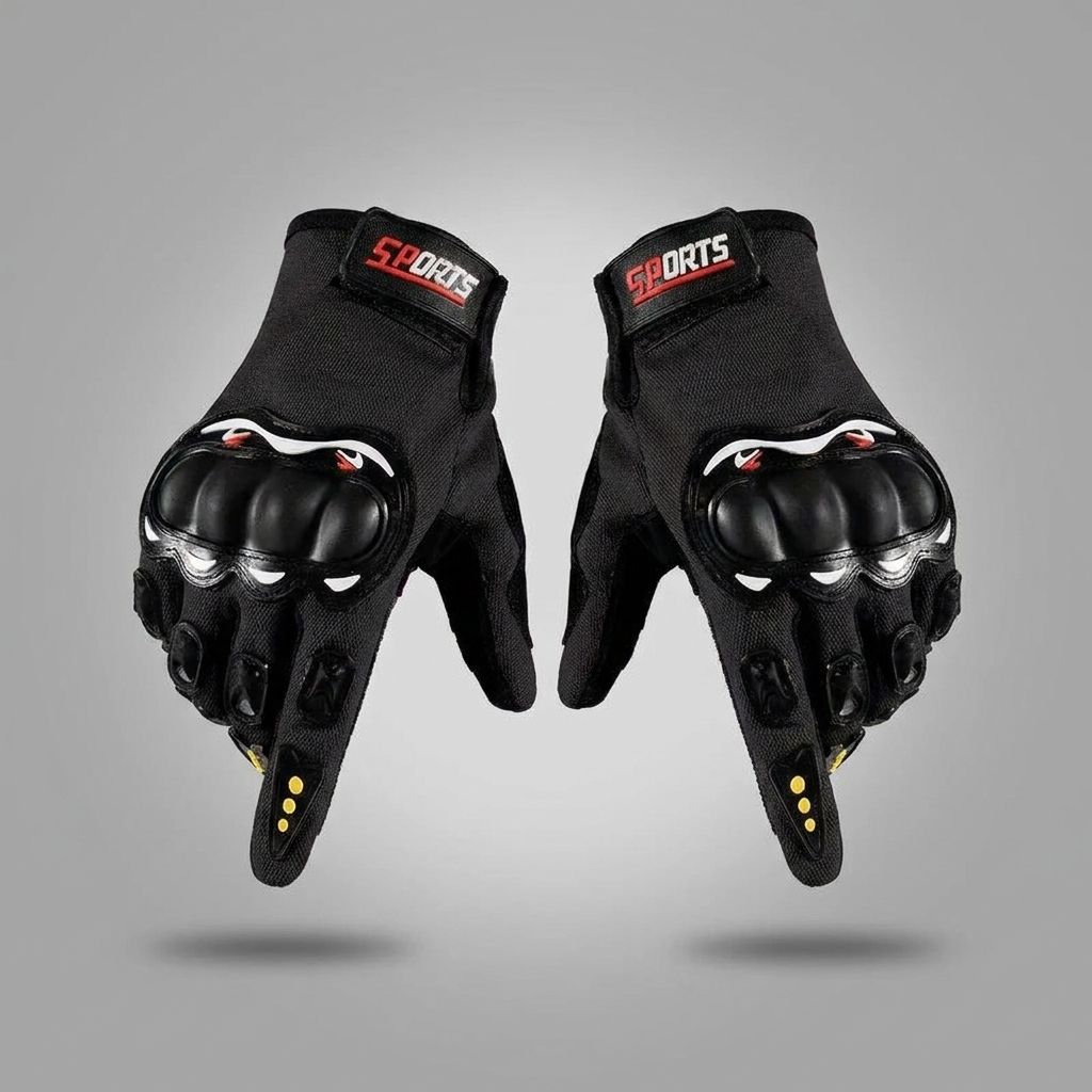 Schwarz · Outvolt Trail Gloves in Schwarz, Vollfinger-Handschuhe mit Touchscreen