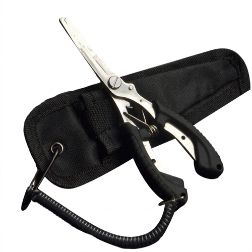Schwarz · Outvolt Angelzange Pro in Schwarz aus rostfreiem Edelstahl
