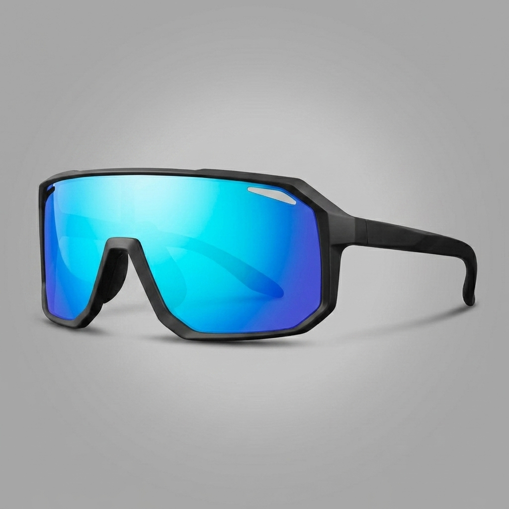 Eisblau · Outvolt Ridge Shades Sonnenbrille mit eisblau verspiegelten Gläsern